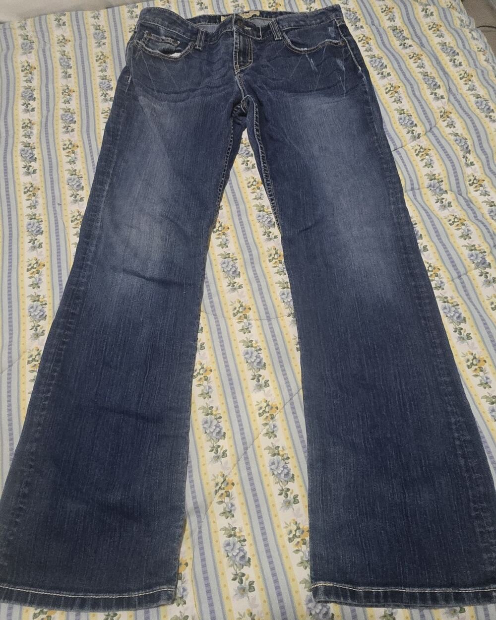 BKE Women’s Bootcut Jeans Regular Fit 32x31.5 Blue Denim Cotton 5-Pocket